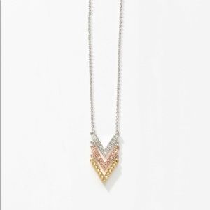Triple V Necklace